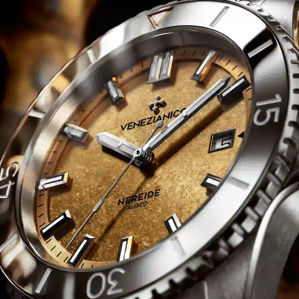 Pánske automatické hodinky VENEZIANICO NEREIDE AUREO 42 - 4521590S + krabička