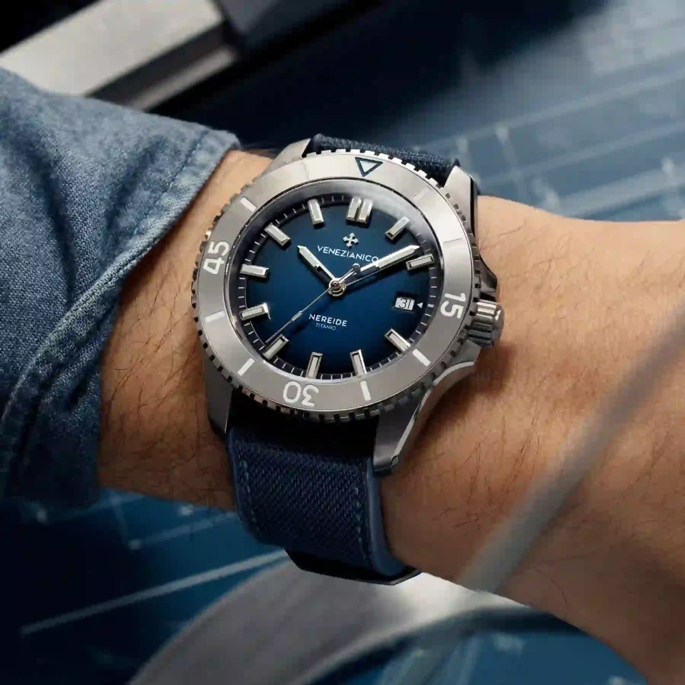 Pánske automatické hodinky VENEZIANICO NEREIDE TITANIO - 4521558 + krabička