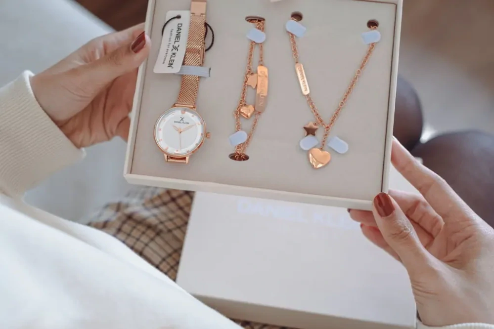 Dámske hodinky DANIEL KLEIN DK13022-2 (zl515d) - Darčekový set