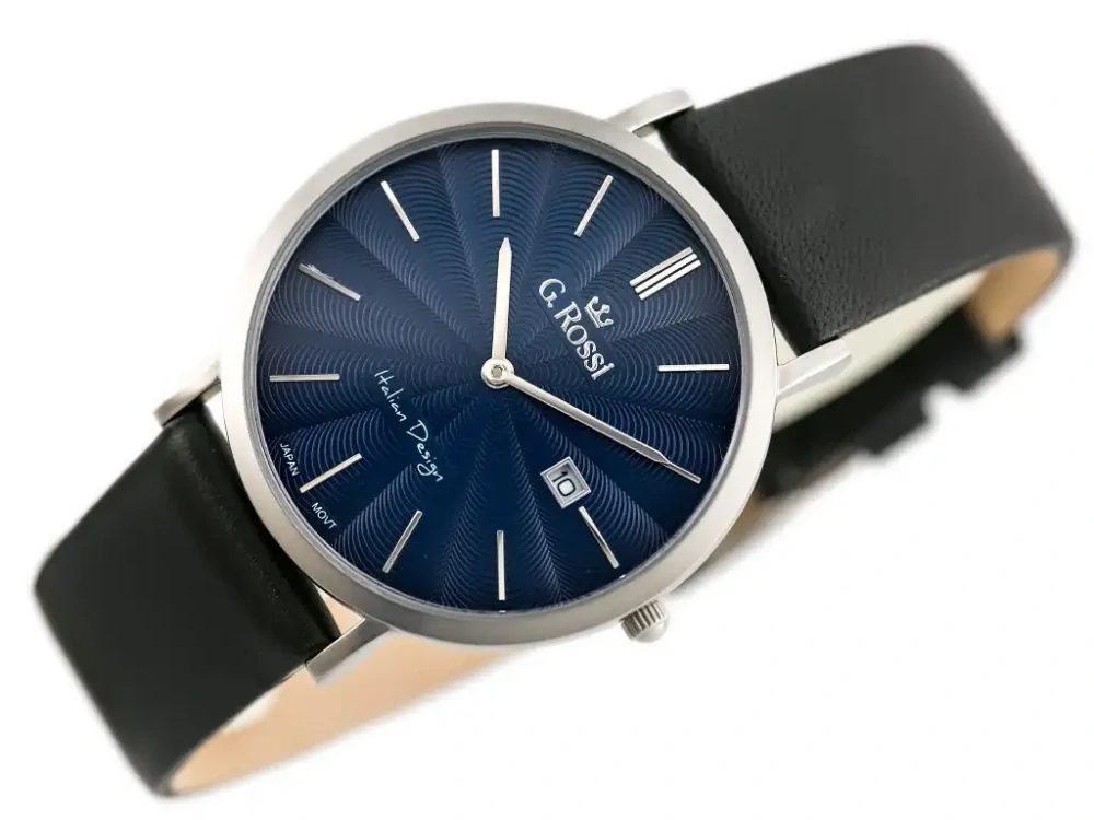 Pánske hodinky GINO ROSSI - 10853A - SLIM (zg184b) + krabička
