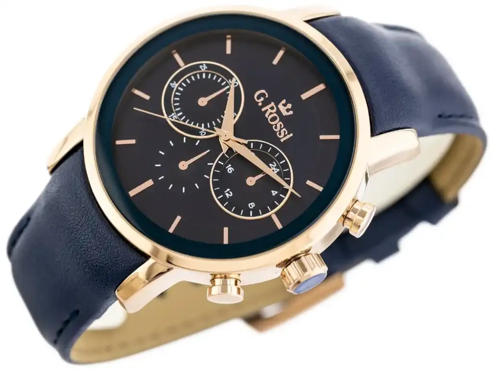 Pánske hodinky GINO ROSSI - 11946A2-6F3 (zg273e) + krabička