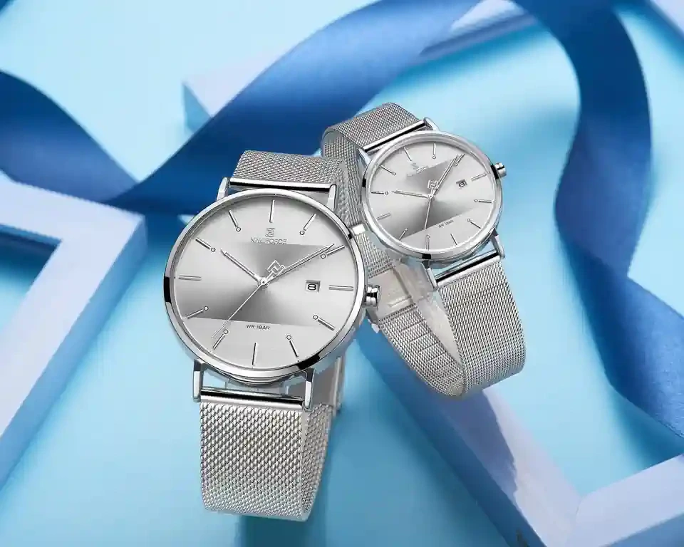 Darčekový set hodiniek (pánske a dámske) NAVIFORCE - NF3008G+L (zn113a)