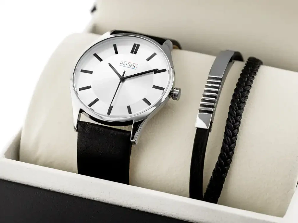 Pánske hodinky PACIFIC X0091-06 (zy094a) - Darčekový set