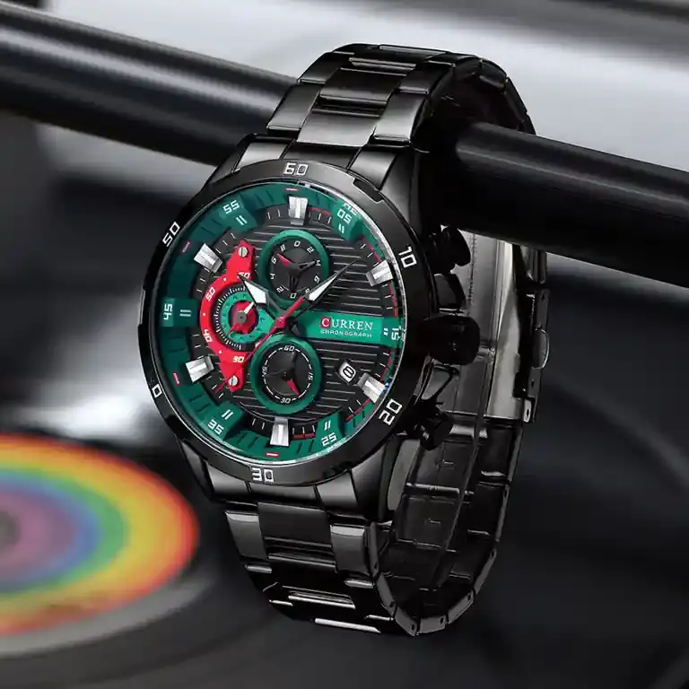 Pánske hodinky CURREN 8402- CHRONOGRAF (zc029b) + krabička