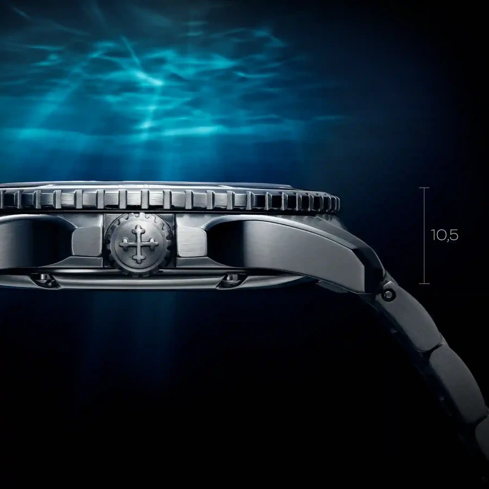 Pánske automatické hodinky VENEZIANICO NEREIDE TUNGSTENO 39 - 3121541C + krabička