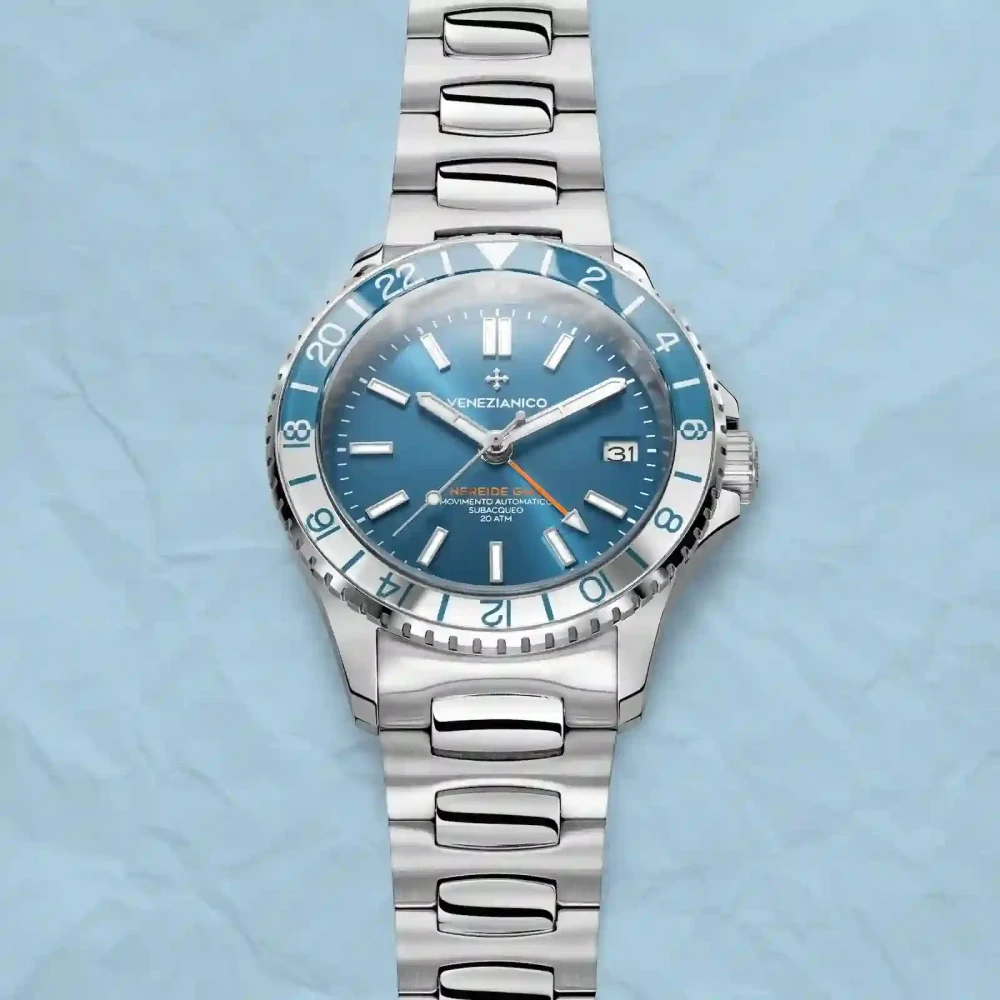 Pánske automatické hodinky VENEZIANICO NEREIDE GMT - 3521502C + krabička