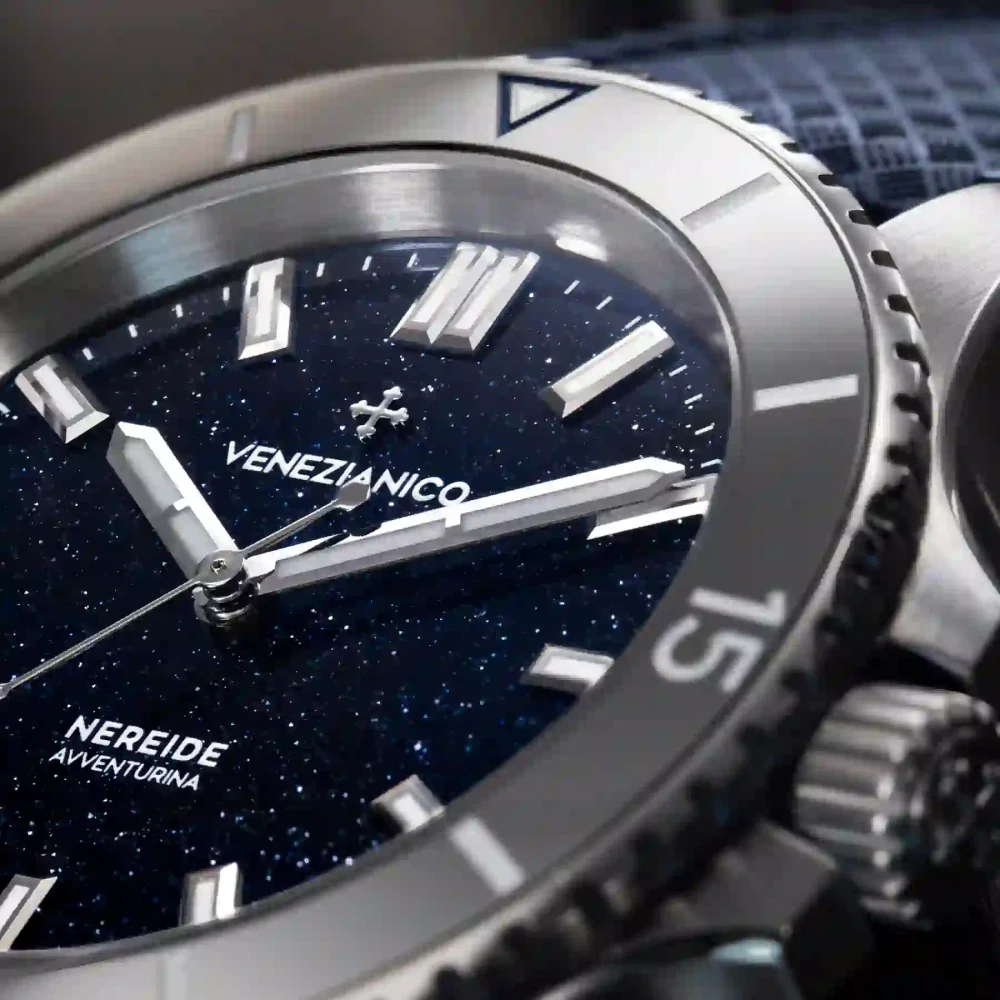 Pánske automatické hodinky VENEZIANICO NEREIDE AVVENTURINA 39 - 3121551 + krabička