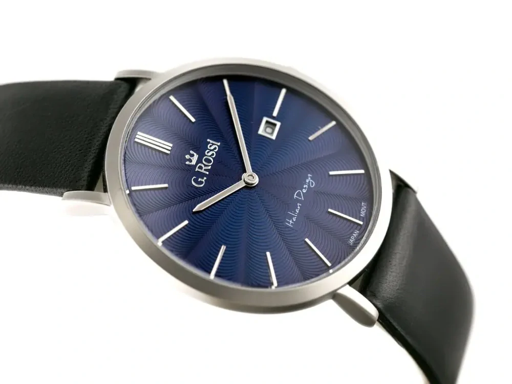 Pánske hodinky GINO ROSSI - 10853A - SLIM (zg184b) + krabička