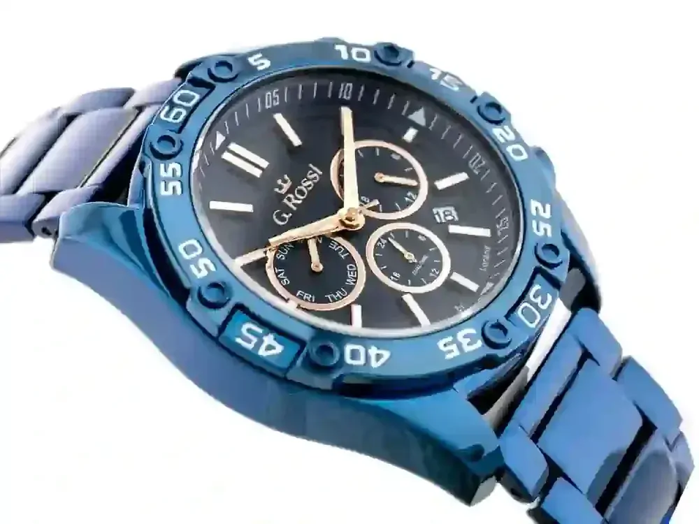 Pánske hodinky GINO ROSSI - E8754B2-6F3 EXCLUSIVE (zg299d) + krabička