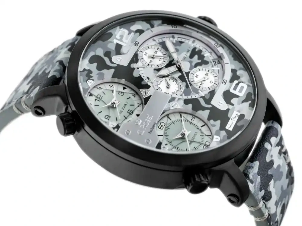 Pánske hodinky GINO ROSSI - E11706A2-6F2 (zg336d) + krabička