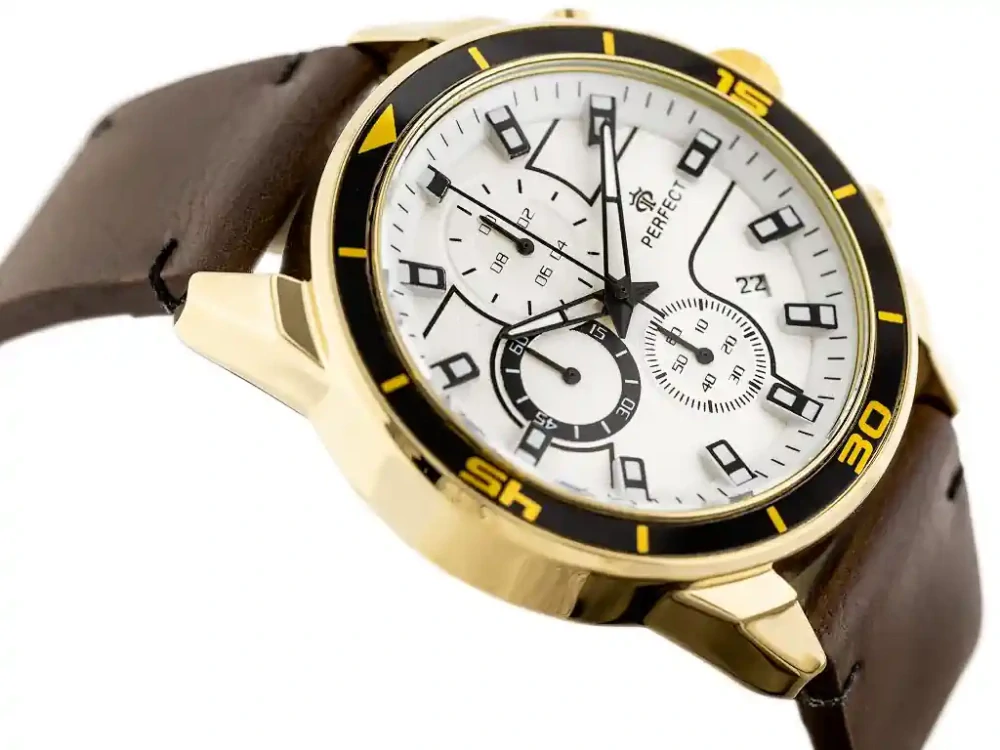 Pánske hodinky PERFECT CH02L - CHRONOGRAF (zp351b) + krabička