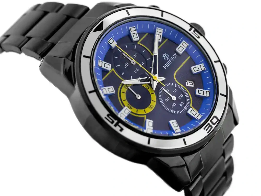 Pánske hodinky PERFECT CH02M - CHRONOGRAF (zp356f) + krabička