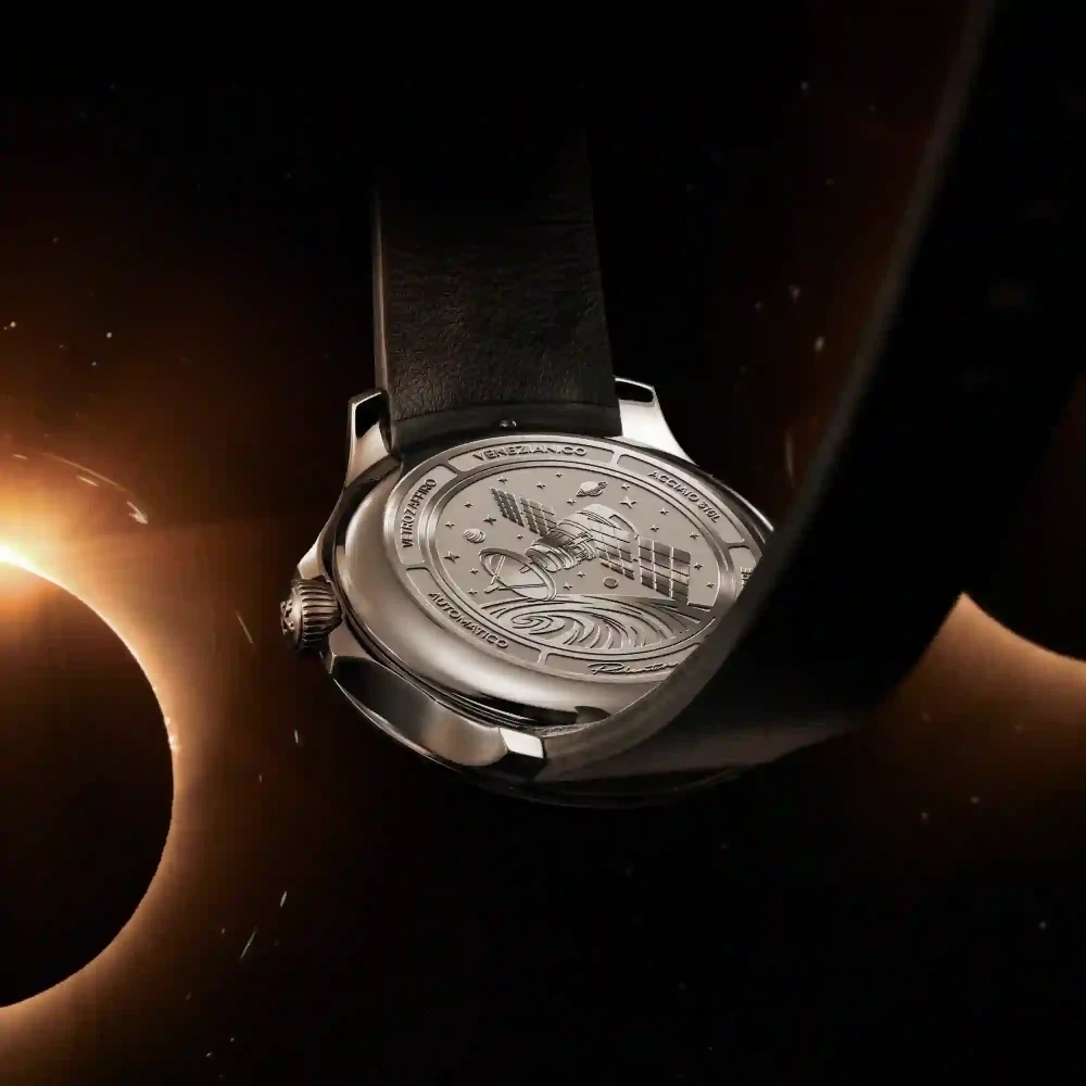 Pánske automatické hodinky VENEZIANICO REDENTORE ULTRABLACK 36 - 1121510 + krabička