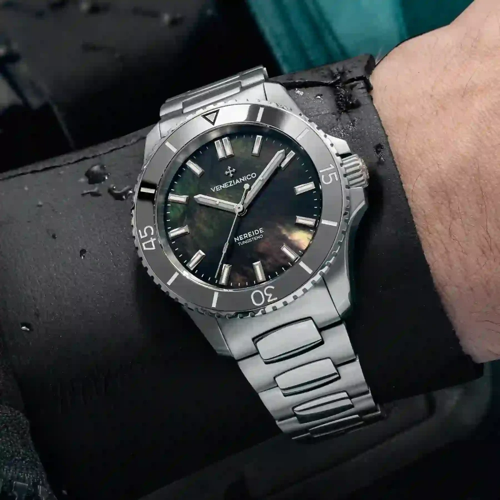 Pánske automatické hodinky VENEZIANICO NEREIDE TUNGSTENO 39 - 3121540C + krabička