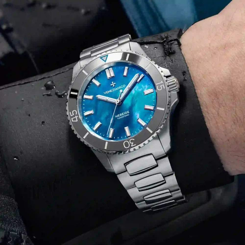 Pánske automatické hodinky VENEZIANICO NEREIDE TUNGSTENO 39 - 3121541C + krabička