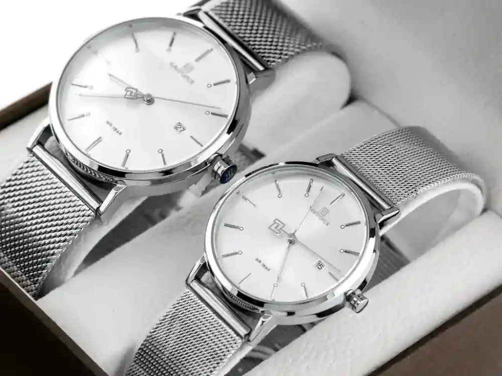 Darčekový set hodiniek (pánske a dámske) NAVIFORCE - NF3008G+L (zn113a)