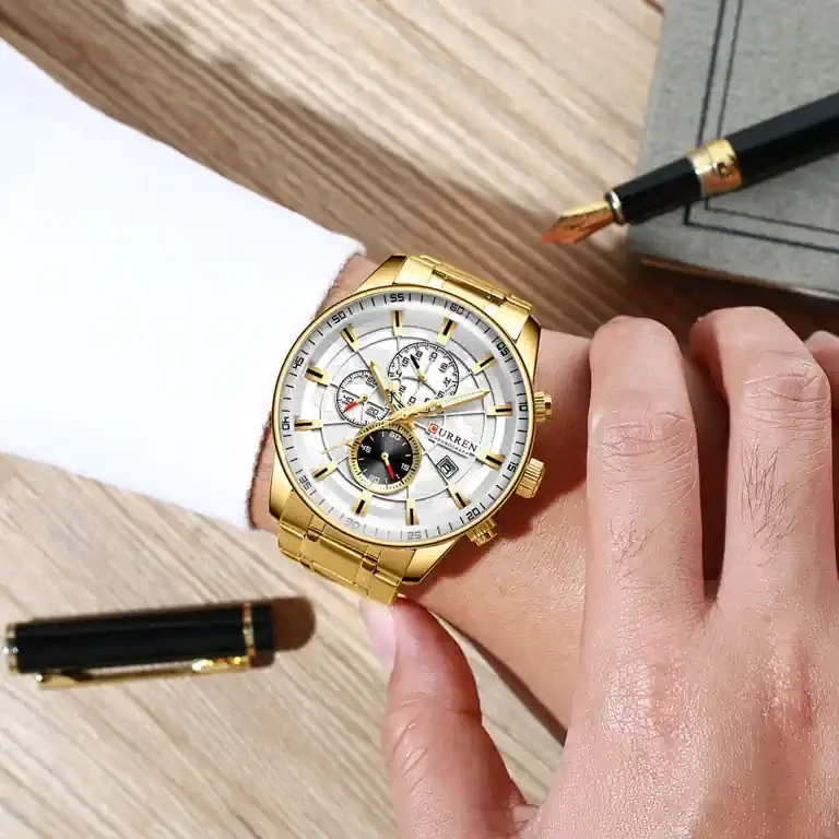 Pánske hodinky CURREN 8362 - CHRONOGRAF (zc017c) + krabička
