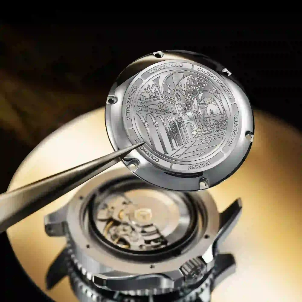 Pánske automatické hodinky VENEZIANICO NEREIDE AUREO 42 - 4521590S + krabička