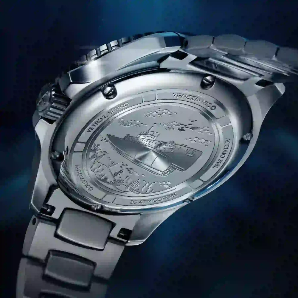 Pánske automatické hodinky VENEZIANICO NEREIDE TUNGSTENO 39 - 3121541C + krabička