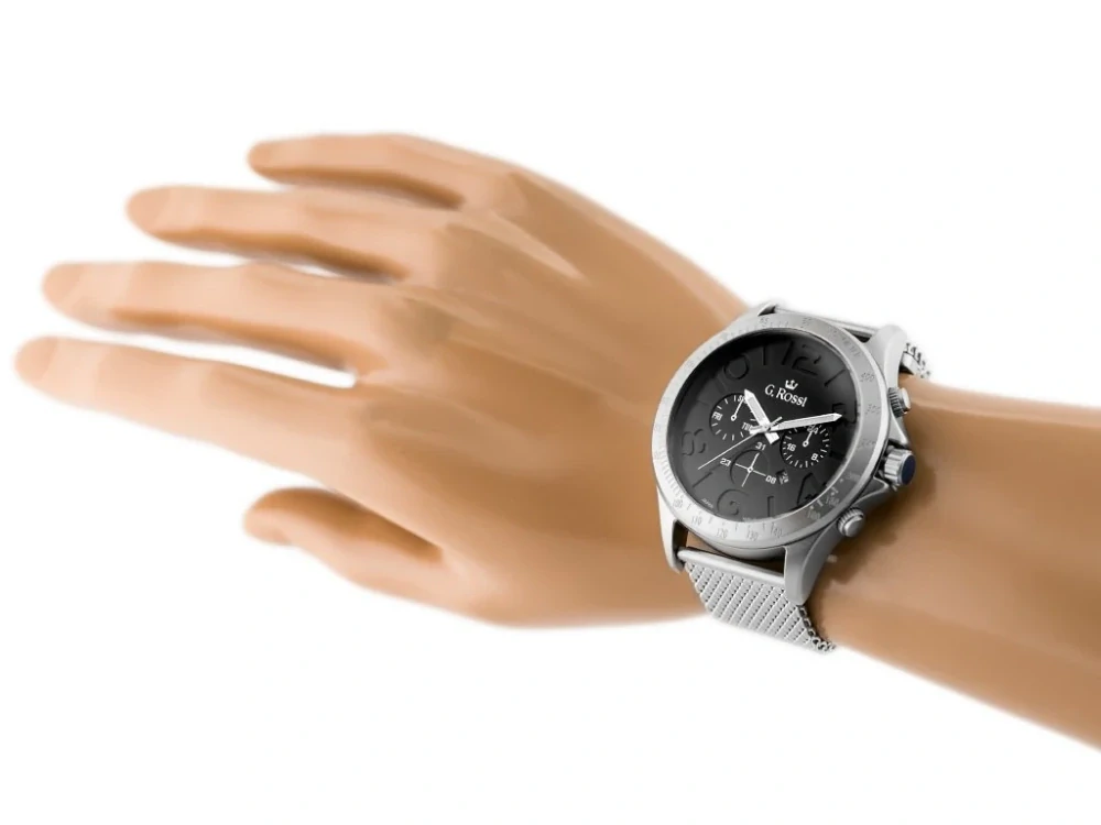 Pánske hodinky GINO ROSSI - 11520B (zg202b) + krabička