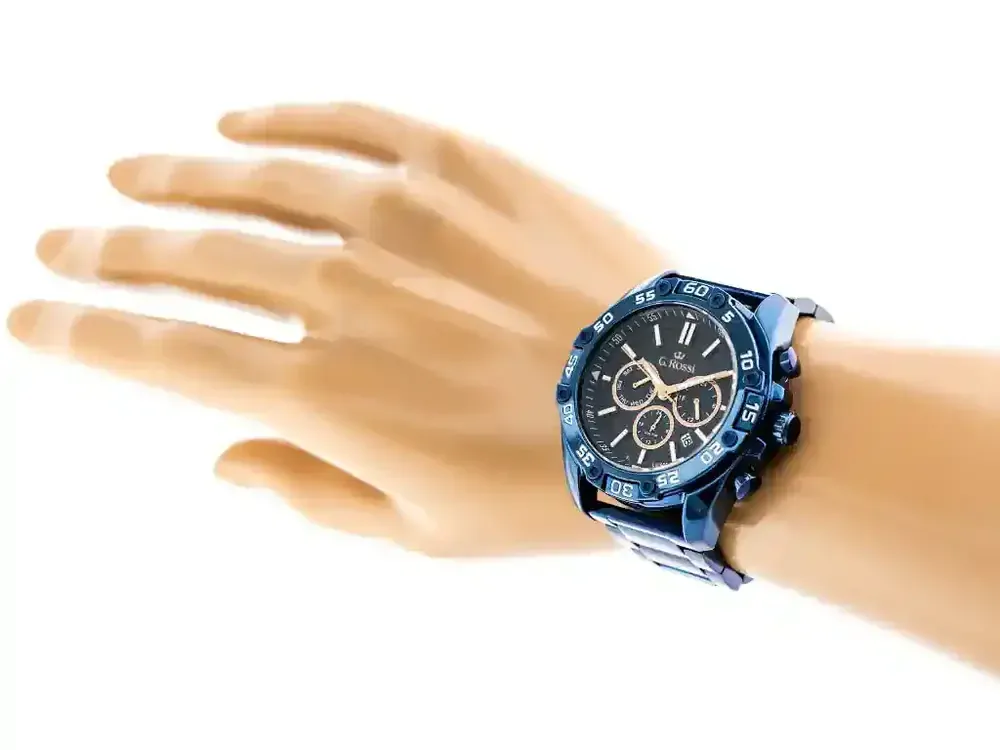 Pánske hodinky GINO ROSSI - E8754B2-6F3 EXCLUSIVE (zg299d) + krabička