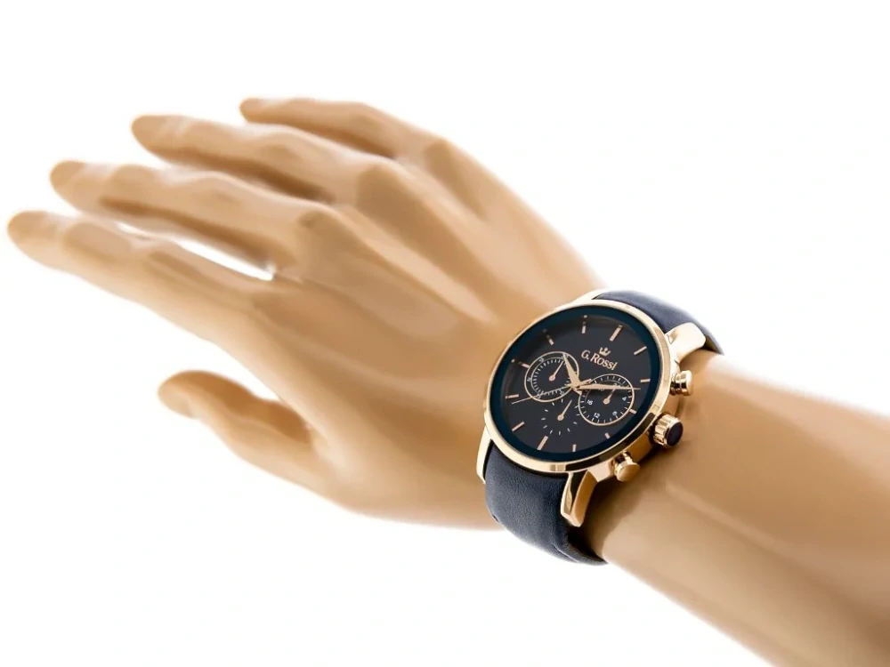 Pánske hodinky GINO ROSSI - 11946A2-6F3 (zg273e) + krabička