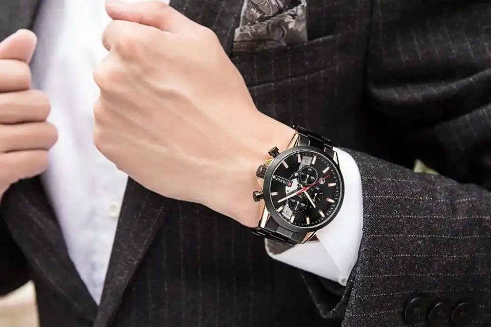 Pánske hodinky CURREN 8325 - CHRONOGRAF (zc021b) + krabička