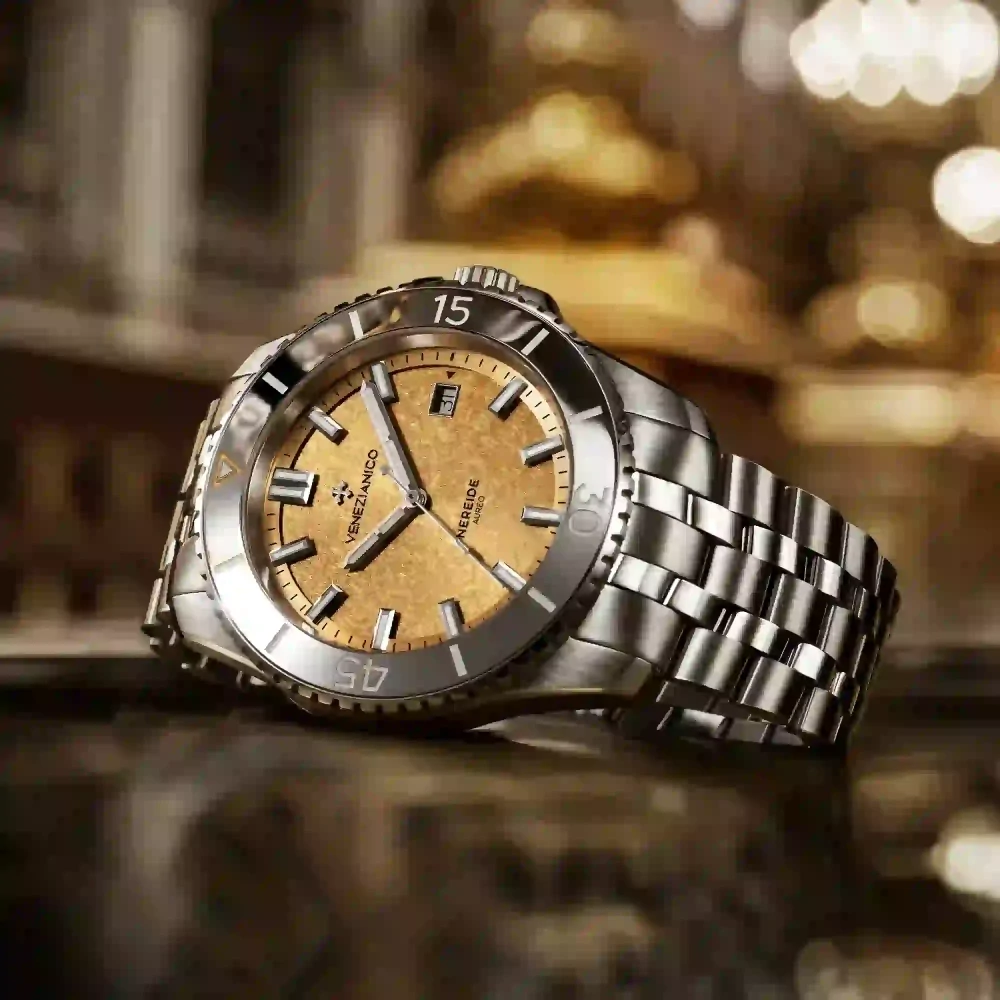 Pánske automatické hodinky VENEZIANICO NEREIDE AUREO 42 - 4521590S + krabička