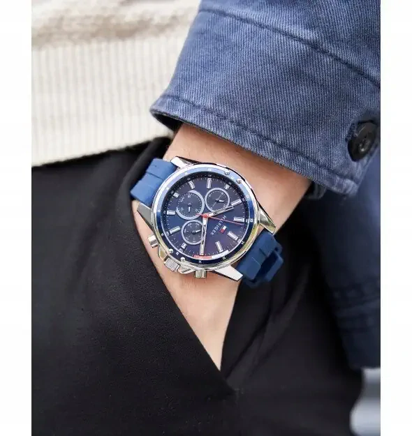 Pánske hodinky TOMMY HILFIGER 1791791 MASON (zf031b) + krabička