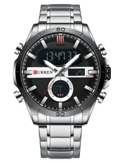 Pánske hodinky CURREN 8384 (zc023a) - DUAL TIME + krabička