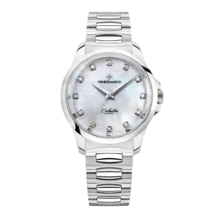 Dámske automatické hodinky VENEZIANICO REDENTORE 36 DIAMONDS - 1121520C + krabička