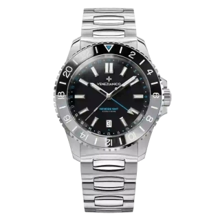 Pánske automatické hodinky VENEZIANICO NEREIDE GMT CERATUNG™ - 4821501C + krabička