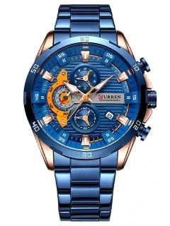 Pánske hodinky CURREN 8402 - CHRONOGRAF (zc029d) + krabička